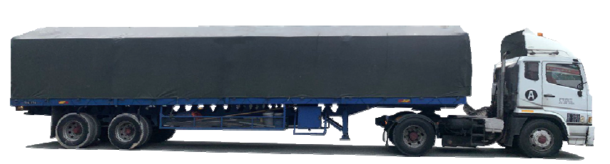 Open Trailer: Dimension 40FT/2 axles